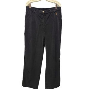 St. John Sport Marie Gray Black Sparkle Pants SJ82